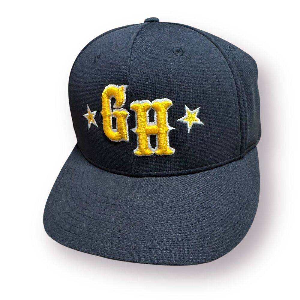 Richardson Pulse GH Hat Baseball Hat‎ Size Large - Extra Large Black/Yellow Cap